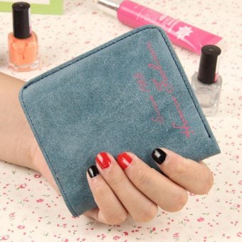 Amart Fashion Dompet Wanita Vintage Matte Pendek Kulit PU Kecil Slim Pebruari 2019 - 4 Amart Fashion dompet wanita Vintage Matte pendek kulit PU kecil Slim - 4