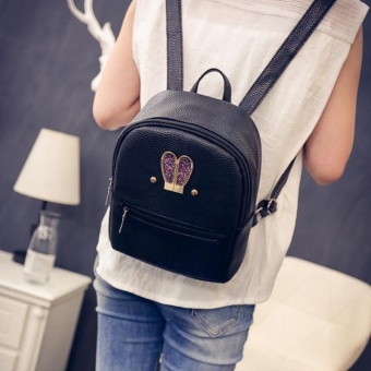Amart Fashion Ransel Wanita Korea Kulit Kasual Berisleting Berlian Telinga Kelinci Juli 2019 - 4 Amart Fashion ransel wanita Korea kulit kasual berisleting berlian telinga kelinci - 4