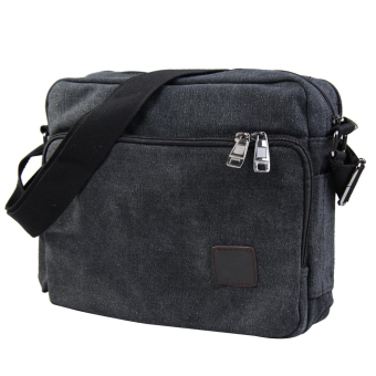 Amart Korean Canvas Mens ShoulderBag Handbag Crossbody Messenger Sling Bags(Black) - Intl Desember 2018 - 3 Amart Korean Canvas Mens ShoulderBag Handbag Crossbody Messenger Sling Bags(Black) - intl - 3