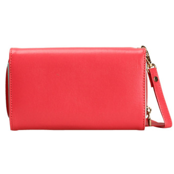 Amart Lovely Crown Clutches PU Leather Wallet Portable Mobile Phone Bag(Red) - Intl Mei 2019 - 2 Amart Lovely Crown Clutches PU Leather Wallet Portable Mobile Phone Bag(Red) - intl - 2