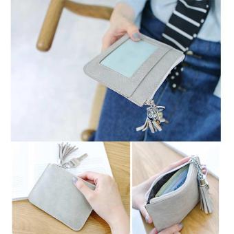 Amart Tas Koin Baru Ultra Tipis Untuk Wanita Kunci Kulit PU Dompet Kecil Berisleting (putih) - Intl Oktober 2019 - 3 Amart tas koin baru Ultra tipis untuk wanita kunci kulit PU dompet kecil berisleting (putih) - intl - 3