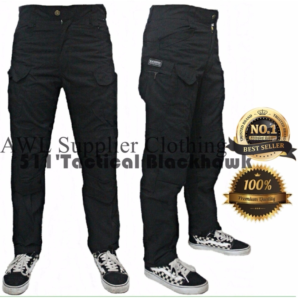 AWL Celana Tactical BlackHawk - Cargo Hijau Army