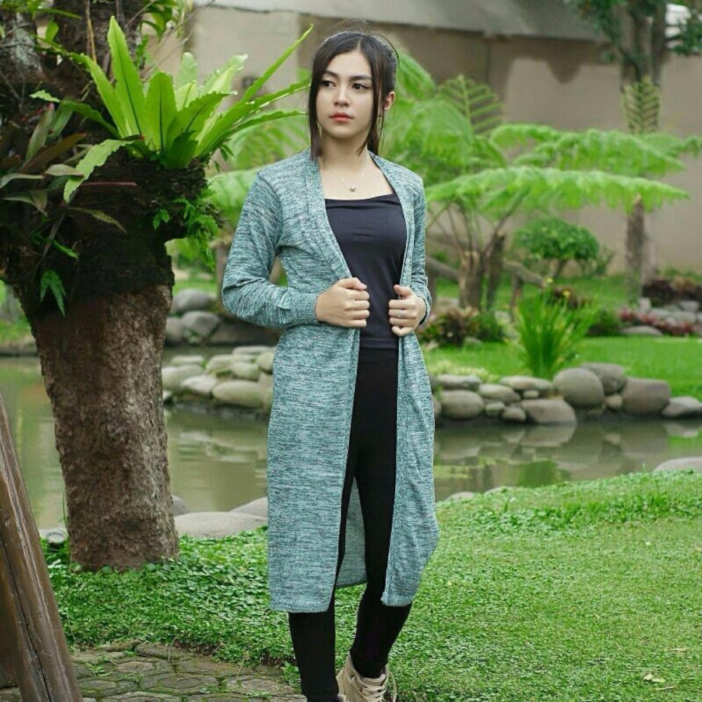 Azam Clobber Long Twist Cardy - Rajut Twist Halus