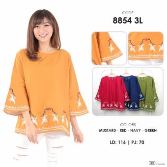 jual baju blouse katun bordir wanita free size fashion atasan wanita 8854 zetta jumbo murah jual baju blouse katun bordir wanita free size fashion atasan wanita 8854 zetta jumbo murah