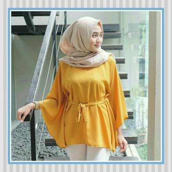 Gambar Baju Blouse Rina Kuning