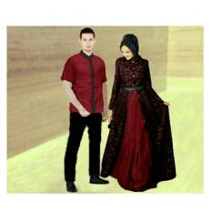BAJU COUPLE MUSLIM ZAHIRA MAROON