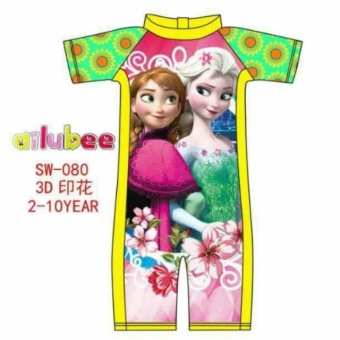 Gambar Baju Renang Anak Ailubee Frozen