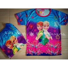 Baju setelan anak main Frozen Fever