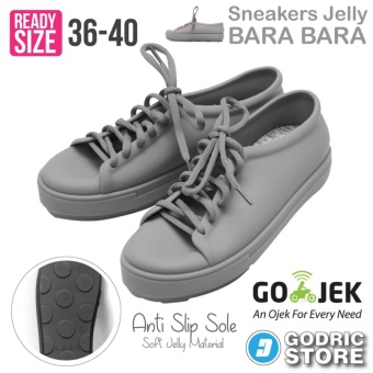 jual bara bara sepatu jelly sneakers silikon shoes cewek silicone kets dd6382els light grey jual bara bara sepatu jelly sneakers silikon shoes cewek silicone kets dd6382els light grey