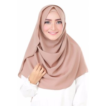 Harga Narinda Hijab Kerudung Instan Dusty Pink Murah 2018 