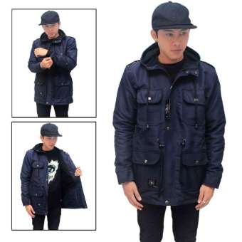 88 Model Jaket Parasut Navy HD