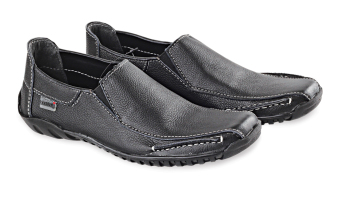 Gambar Blackkelly Sepatu Kulit Semi Formal Pria   Loafer Simple