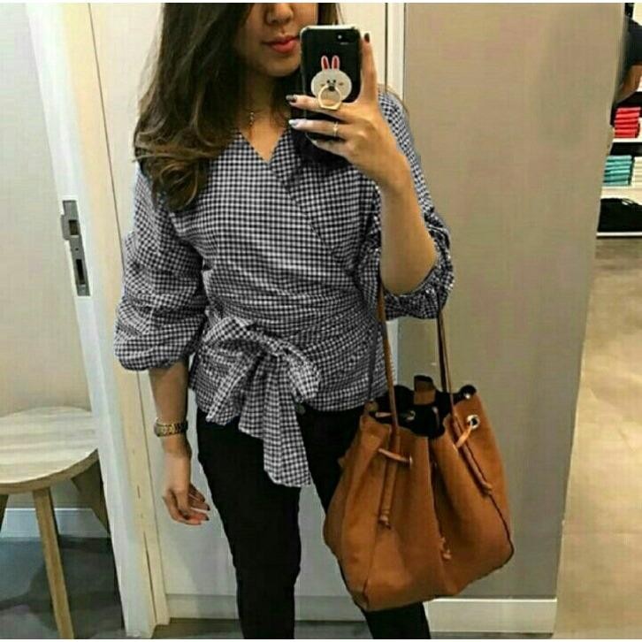 blouse kimono kotak blouse kimono kotak