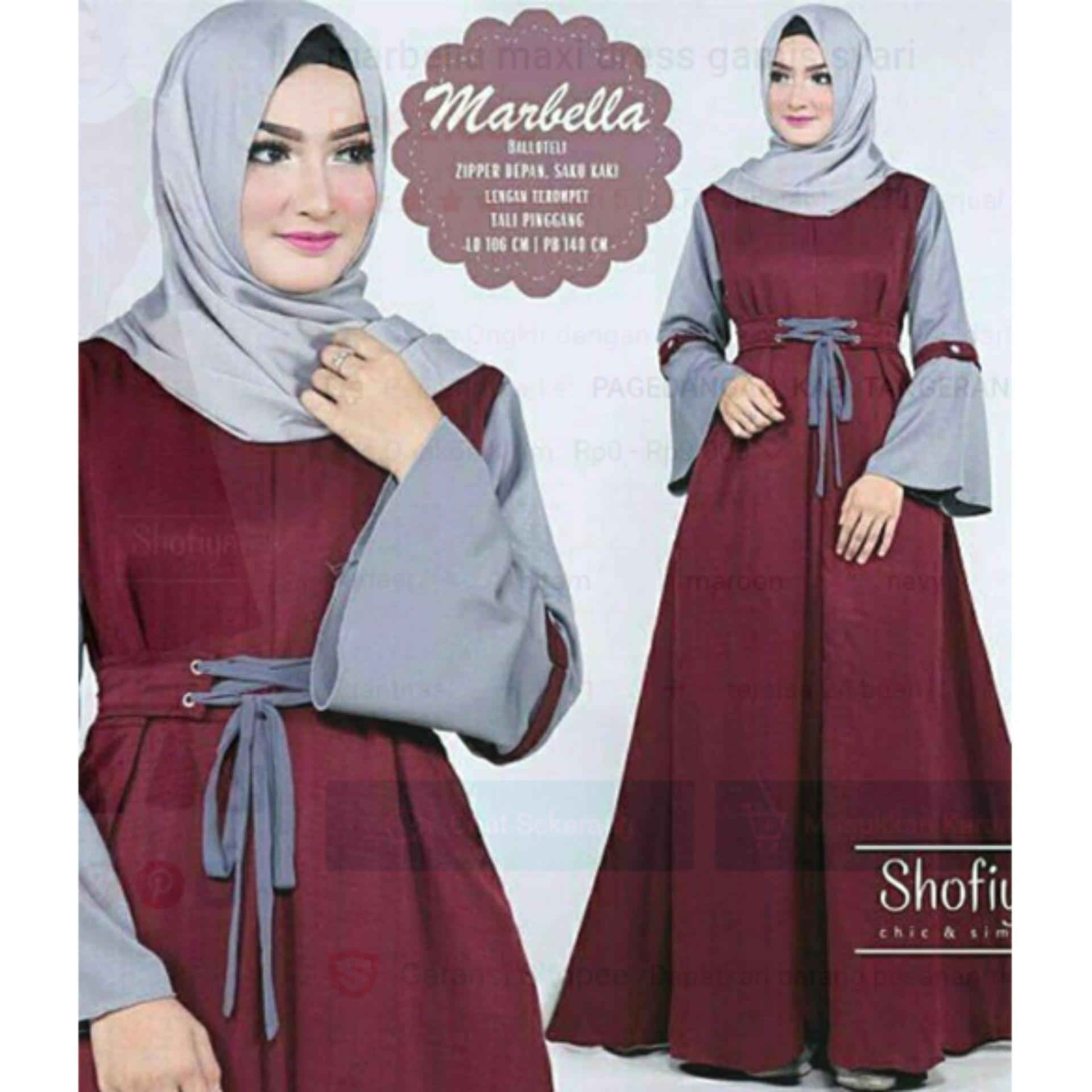 Busana Muslim Wanita - Gaun Pesta Muslimah Murah - Fashion Hijab - Dress Muslim Terbaru - Gamis - Kebaya Pesta