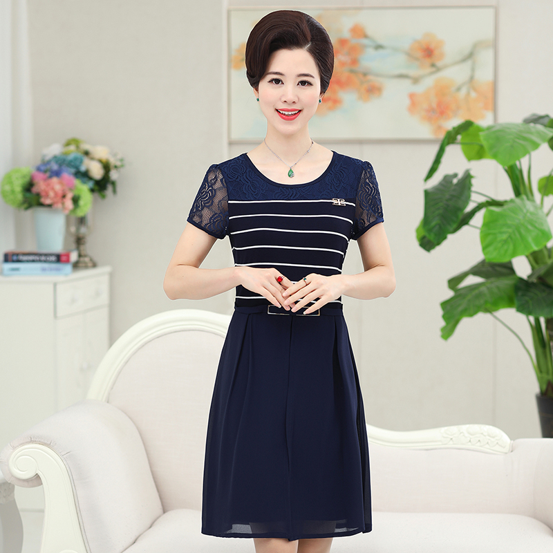 ... Bottoming Gaun Hitam Lihat Source · Busana sifon musim panas bagian panjang gaun rok Biru tua