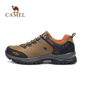 Jual Camel Men s Low Cut Lace up Nubuck Anti skidding
HikingShoes(Khaki) intl Online Terjangkau