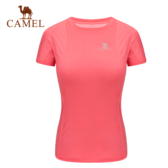 Harga Camel nyaman bernapas jala leher bulat lengan pendek kebugaran
kebugaran kemeja t shirt (A7W1X7117, merah muda) Online Terbaik