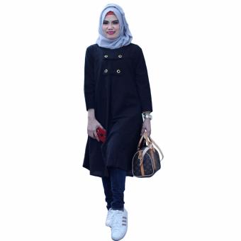 Gambar Cantik   Blouse Muslim Tunik Ekhy   Hitam