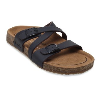 Gambar Carvil Khanza   07L Footbed Sandal Wanita   Dark Brown