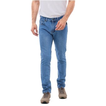 Gambar Carvil Muji 39 Jeans Pria   Biru Muda