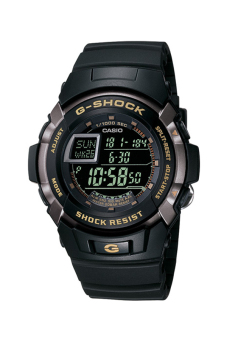 Casio G-Shock Pria Hitam Damar Tali Jam G-7 710-1  