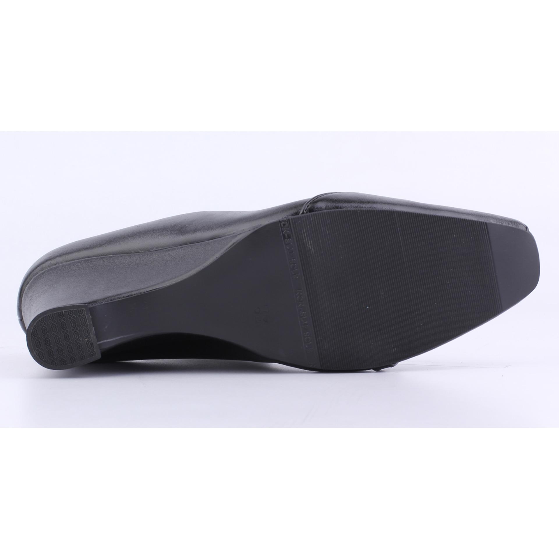 Catenzo Sepatu Pantofel Wanita - Formal Women Shoes - Hitam .
