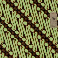 Cek Batik - Kain Motif Batik Parang Classic Warna Unik (Peach Green)