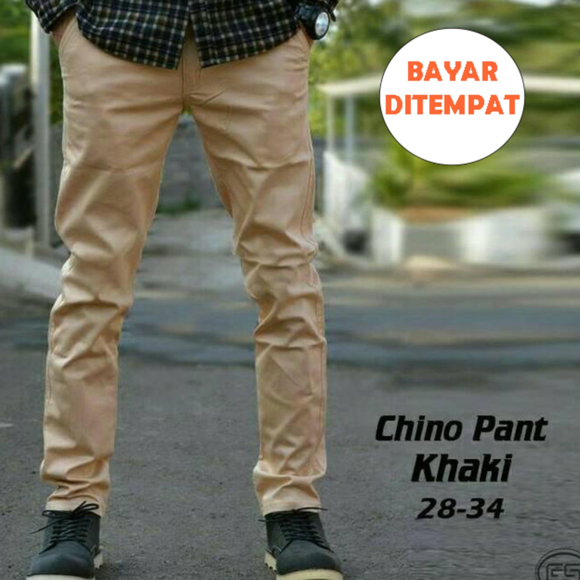 Celana Chino Cream Casual Pria BEST SELLER