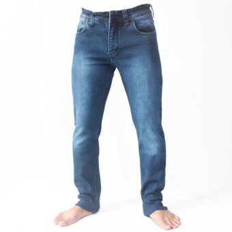 Gambar Celana Jeans Denim Biru tua Washing