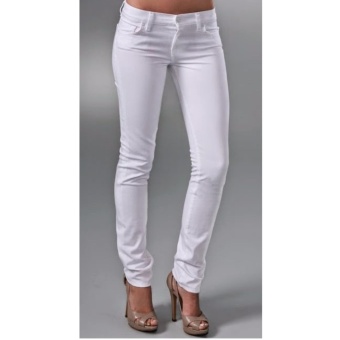 Gambar Celana Jeans Wanita Panjang   Putih