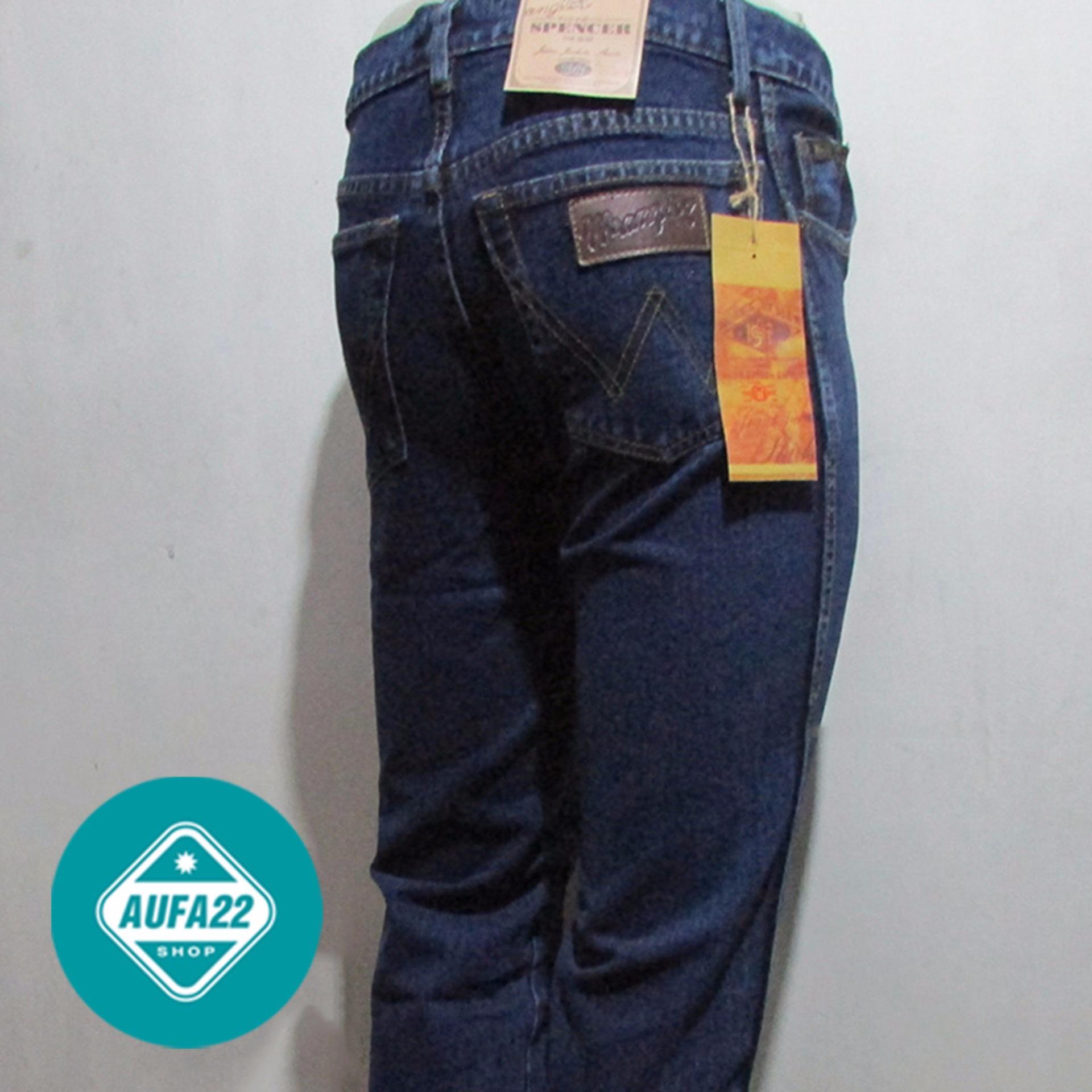 Celana Jeans WRANGLER Original Regular BIOWASH-BIRU TUA Promo Murah