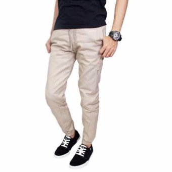 Harga Celana joggers pant stylish premium cream Online Terbaru