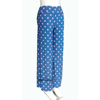 Gambar Celana Kulot Motif Polkadot