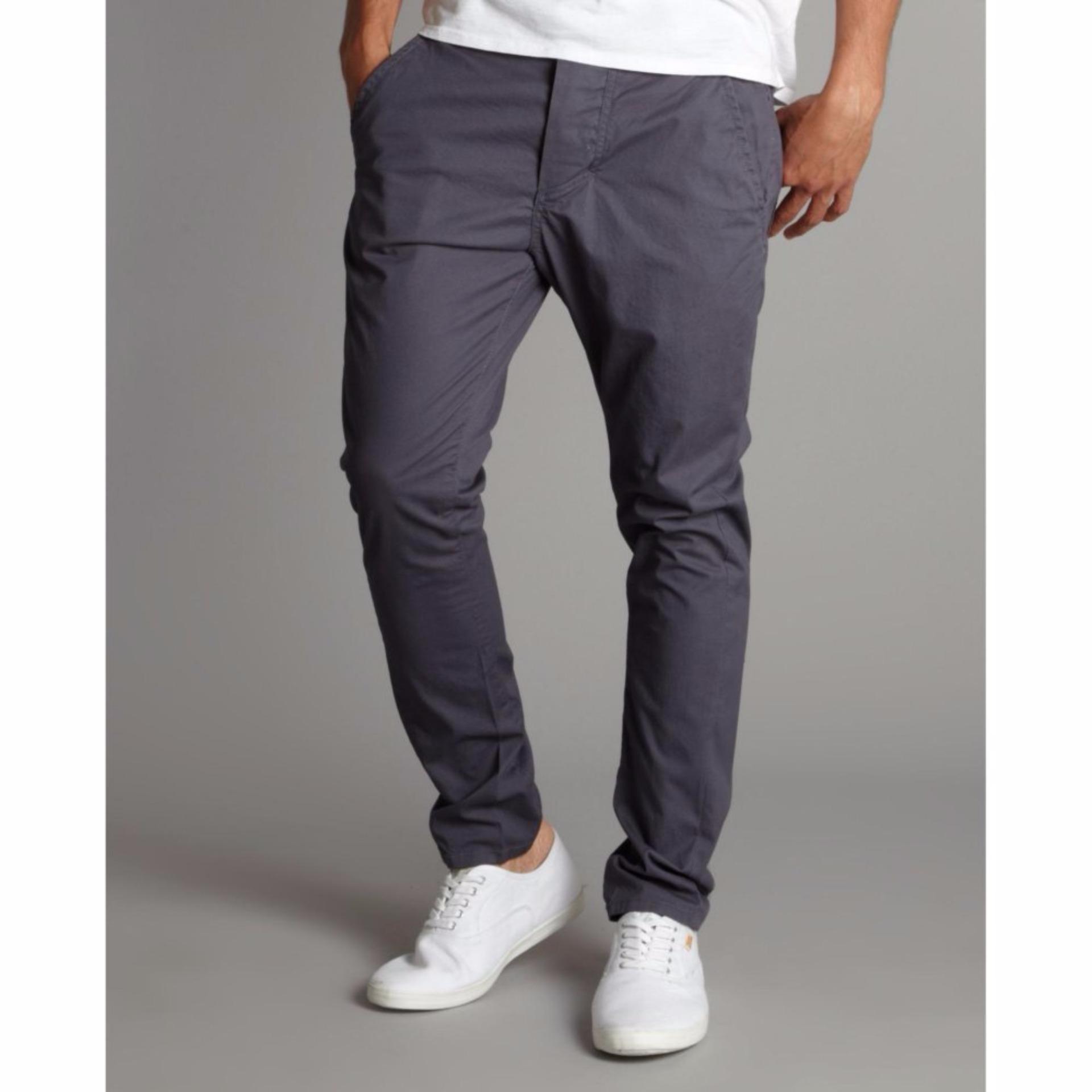 Celana Murah Chino Panjang Hitam (Black)