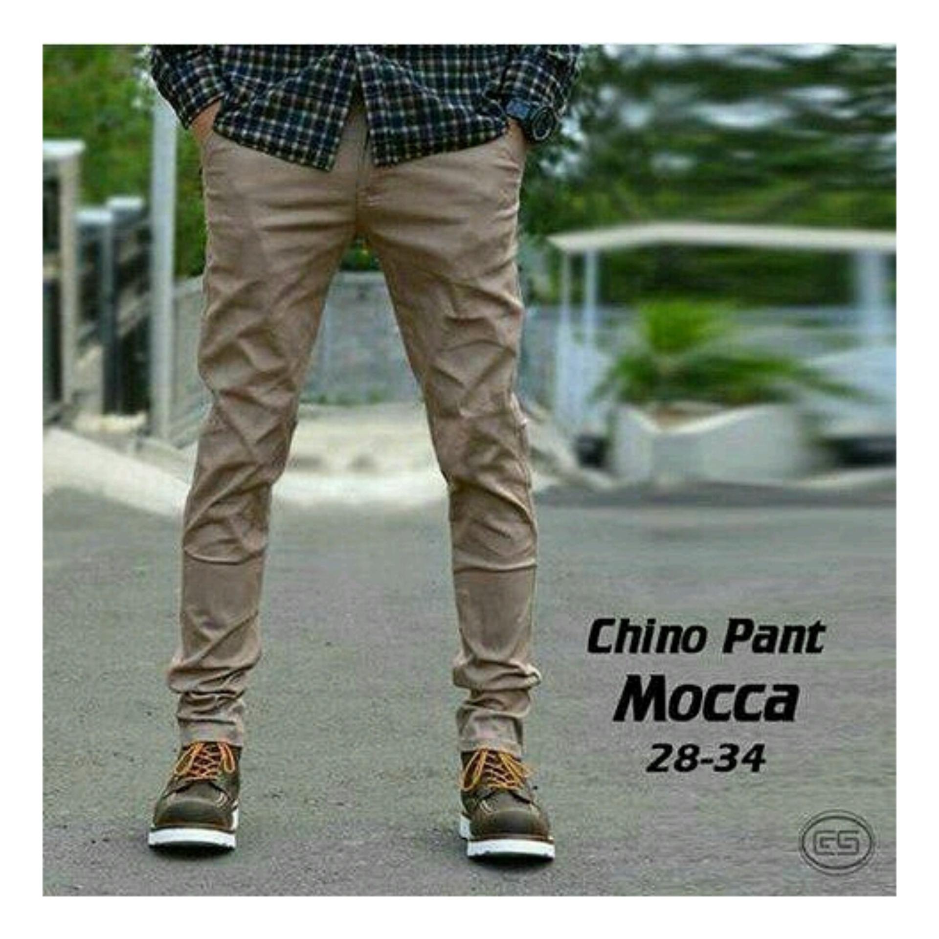 Celana panjang cino pants mocca Celana panjang cino pants mocca