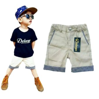 Harga Celana Pendek Anak Short Chino Warna Cream Online Terbaru