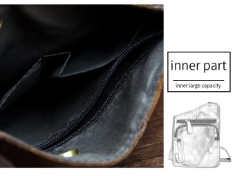 COWATHER Top Sapi Kulit Asli Serbaguna Kasual Bahu Pria Messenger Bags Untuk Pria Padat Zipper Crossbody Tas Kopi-intl Juli 2019 - 3 COWATHER Top Sapi Kulit Asli serbaguna Kasual Bahu Pria Messenger Bags untuk Pria Padat Zipper Crossbody Tas Kopi-intl - 3