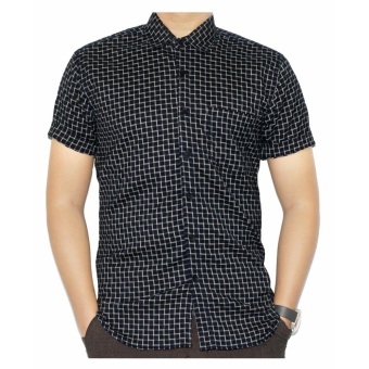 jual dgm fashion1 kemeja flanel woll zigzag rh 3535 hitam jual dgm fashion1 kemeja flanel woll zigzag rh 3535 hitam