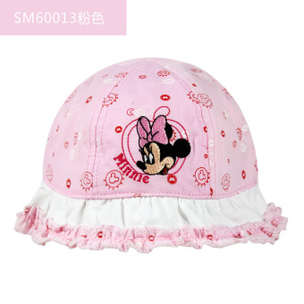 Gambar Disney jala musim panas UV tabir surya bisbol topi topi matahari anak topi topi (50 + SM60013 merah muda)