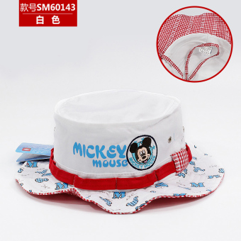 Gambar Disney jala musim panas UV tabir surya bisbol topi topi matahari anak topi topi (Silahkan ibu sesuai dengan pembelian lingkar kepala + Sm60143 putih)