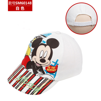 Gambar Disney jala musim panas UV tabir surya bisbol topi topi matahari anak topi topi (Silahkan ibu sesuai dengan pembelian lingkar kepala + Sm60148 putih)