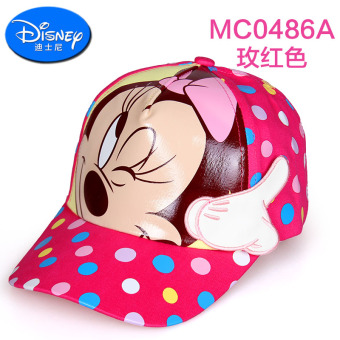 Gambar Disney Produk Asli Anak Laki laki Gadis Topi Topi (52 Cm Cocok 5 8 Tahun + MC0486A Merah Mawar)