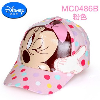 Gambar Disney Produk Asli Anak Laki laki Gadis Topi Topi (54 Cm Cocok 6 14 Tahun + MC0486B Merah Muda)