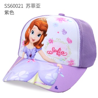 Gambar Disney Putri Musim Panas Topi Matahari Anak Topi (Lingkar kepala 54 cm 8 12 tahun + SS60021 Sophia ungu) (Lingkar kepala 54 cm 8 12 tahun + SS60021 Sophia ungu)