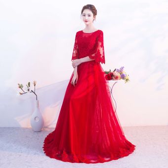 Jual Elegan  Merah Baru Musim Gugur Dan  Dingin Lengan 