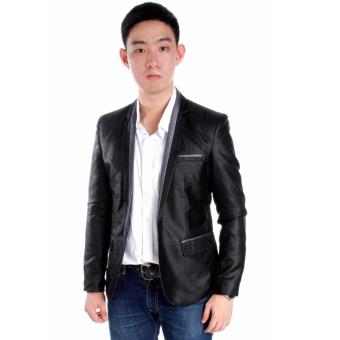 Elfs Shop - Jas 6857 Metalic - Hitam April 2018 - 2 Elfs Shop - Jas 6857 Metalic - Hitam - 2