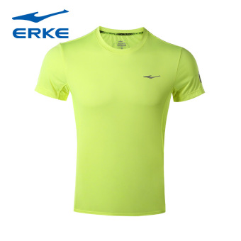 Gambar Erke musim gugur baru leher bulat lengan pendek t shirt (Neon kuning)