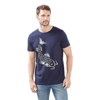 Jual Esprit 027EE2K041 Male s T Shirts Navy Online Murah