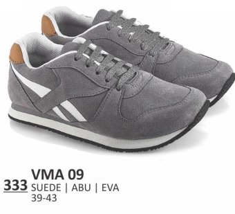 Gambar Everflow Sporty Sepatu Lari Pria Suede VMA 09   Grey