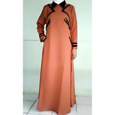 Evi Gamis Premium Model Kurzen Turky - orange
